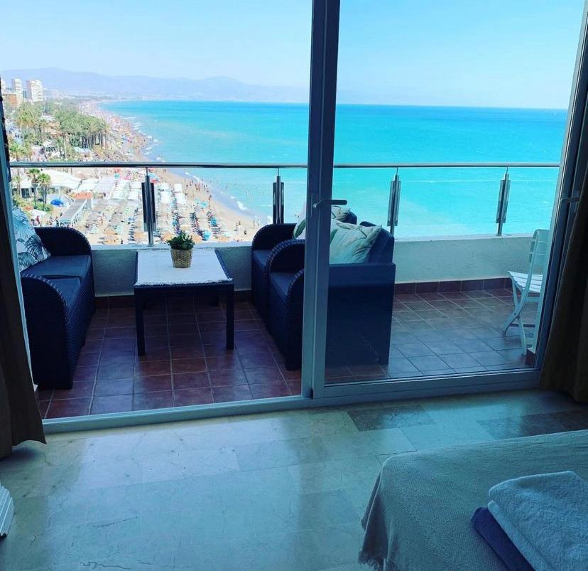 Amazing Frontline Sea Views Studio Apartment Castillo Del Vigia Torremolinos Exterior foto